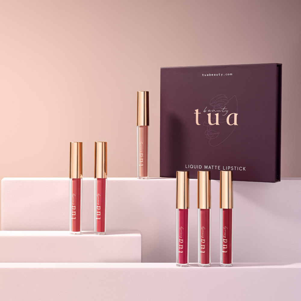 6-Piece Set of Transfer-Proof Matte Liquid Lipsticks